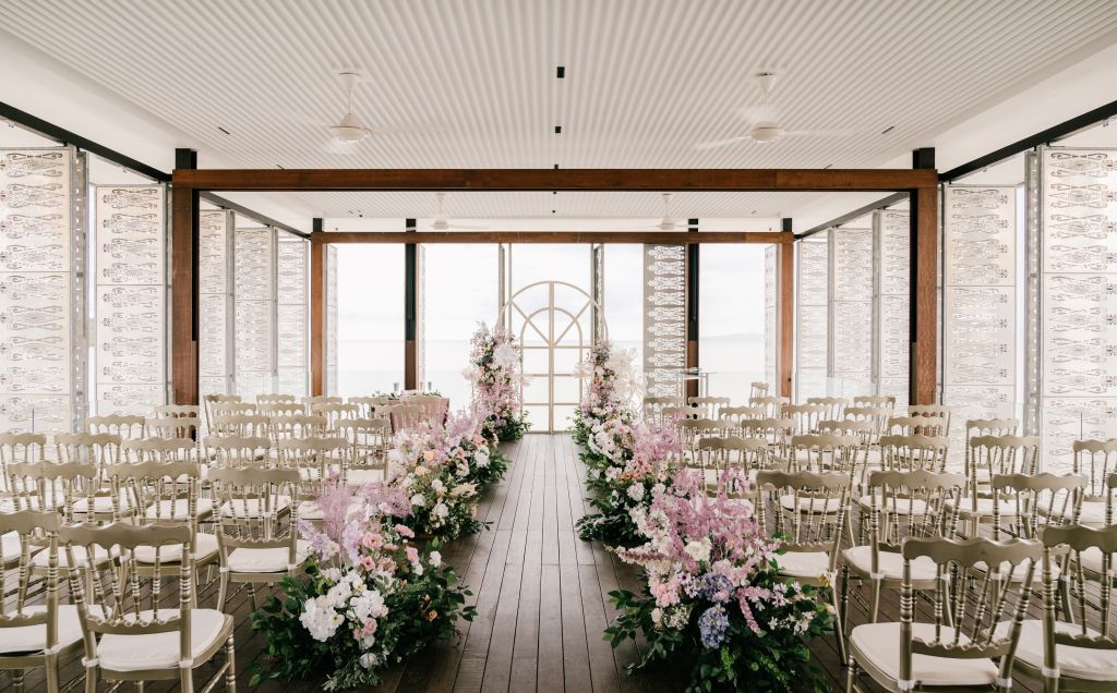 Located in the Cove 55 Boutique Hotel at Kuching, Sarawak, a serenity wedding venue overlook the stunning view of Mount Santubong with a beautiful skyline...